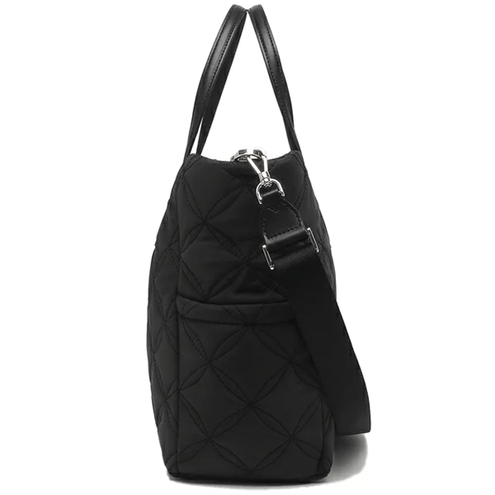 Kate Spade Crossbody Bag Medium Satchel Chelsea Quilted Black # WKR00583