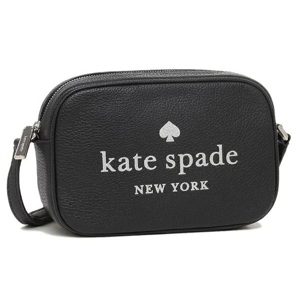 Kate Spade Crossbody Bag Glitter On Mini Camera Bag Black # K4707