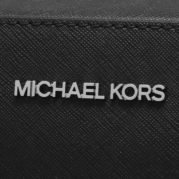 Michael Kors Crossbody Bag Jet Set Large Crossbody Black / Silver # 35F8STTC9L