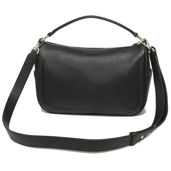 Kate Spade Crossbody Bag Smoosh Leather Crossbody Black # K6047