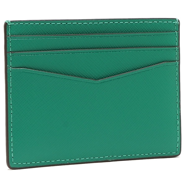Kate Spade Staci Saffiano Leather Slim Card Holder Green # WLR00129