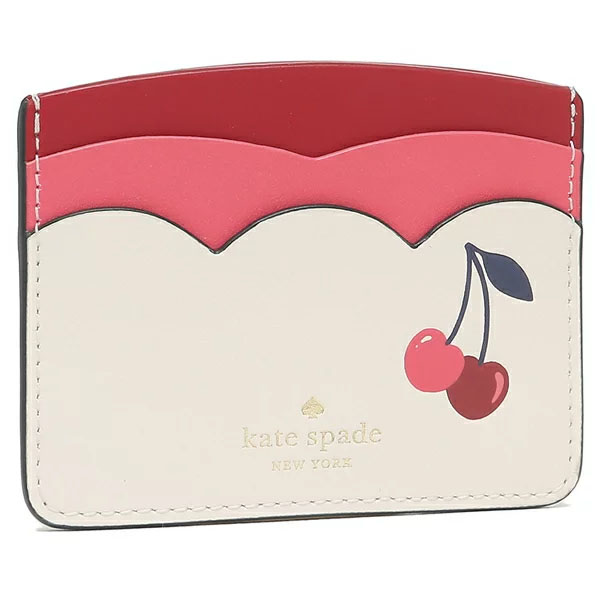 Kate Spade Bing Small Slim Cardholder Cream Multi # K6147