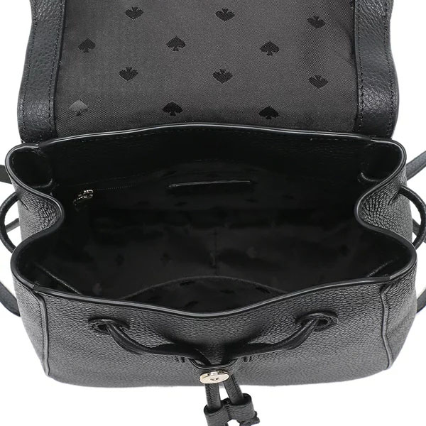 Kate Spade Leila Medium Flap Backpack Black # WKR00327