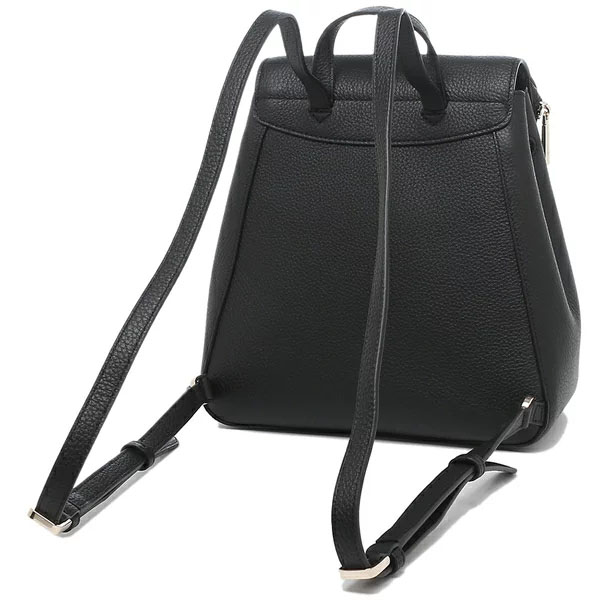 Kate Spade Leila Medium Flap Backpack Black # WKR00327