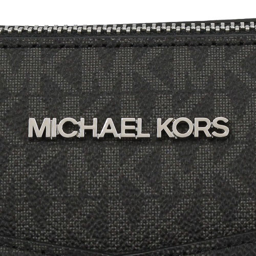 Michael Kors Crossbody Bag Jet Set Travel Medium Logo Dome Crossbody Bag Black # 35F1STVC6B