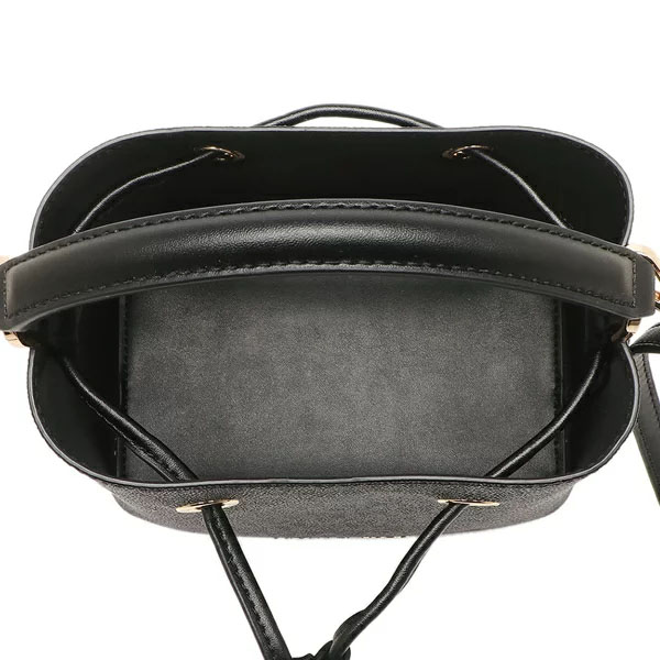 Michael Kors Crossbody Bag Bucket Bag Suri Small Logo Black # 35T0GU2C0B
