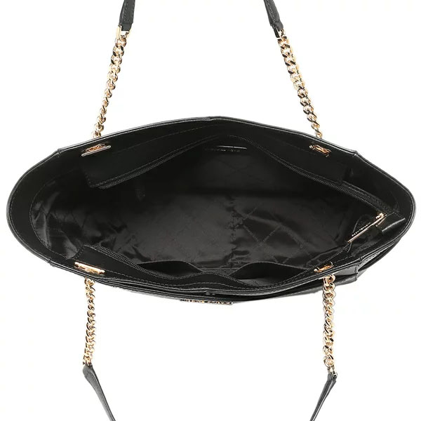Michael Kors Tote Shoulder Bag Jet Set Large Logo Shoulder Bag Black # 35F1GTVT3L