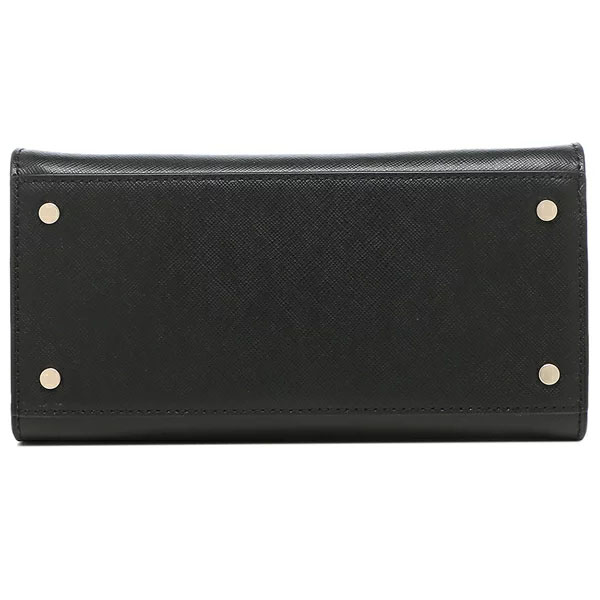 Kate Spade Crossbody Bag Staci Small Satchel Saffiano Leather Black # WKRU7097