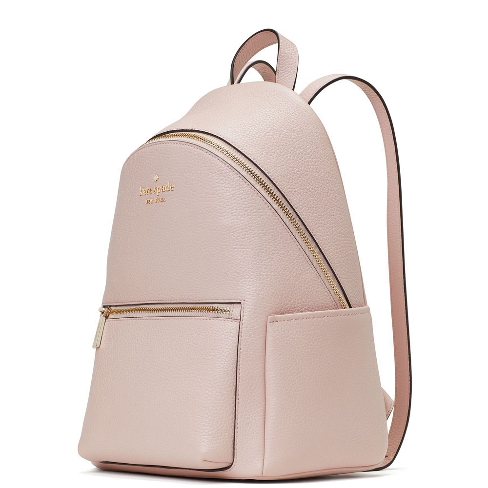 Kate Spade Leila Pebbled Leather Medium Dome Backpack Pink # K8155
