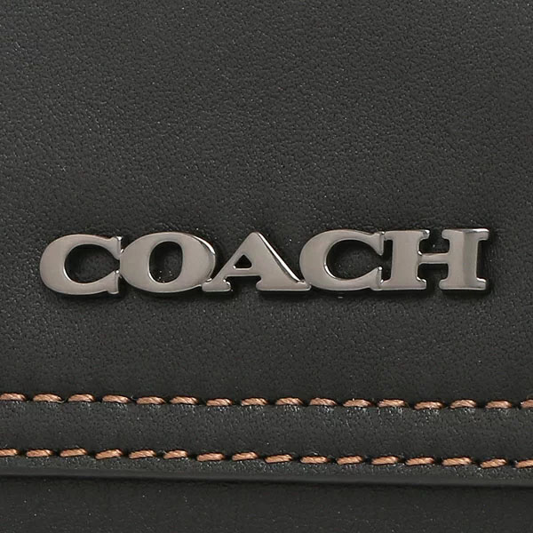 Coach Men Graham Crossbody Smooth Leather Black # C4148