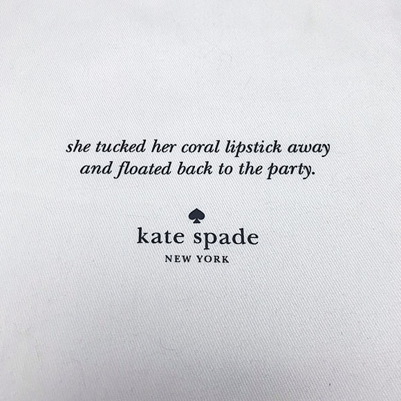 Kate Spade Large Dust Bag Cream Off White # KSXLDBW