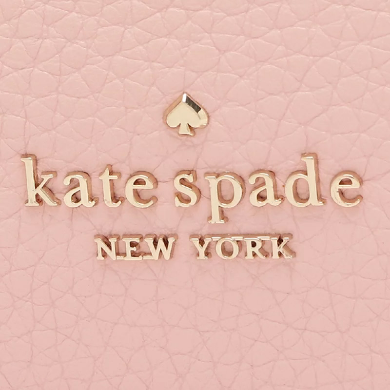 Kate Spade Leila Pebbled Leather Convertible Wristlet Rose Smoke Pink # K6088