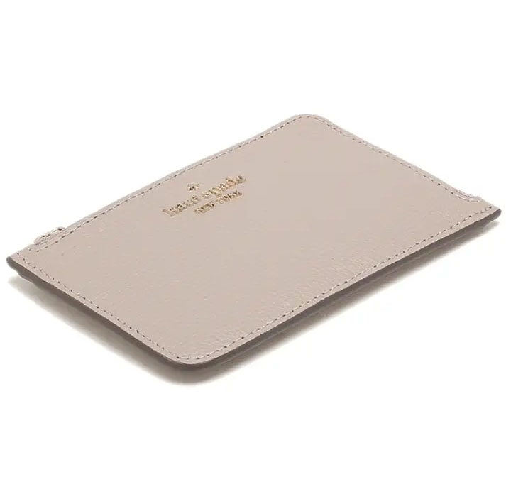 Kate Spade Darcy Medium L-Zip Cardholder Warm Taupe Grey # WLR00595