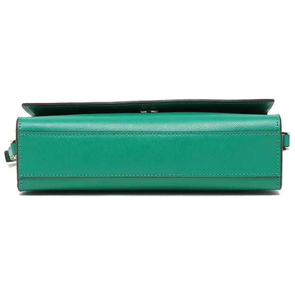 Kate Spade Crossbody Bag Carson Saffiano Leather Convertible Crossbody Winter Green # WKR00119