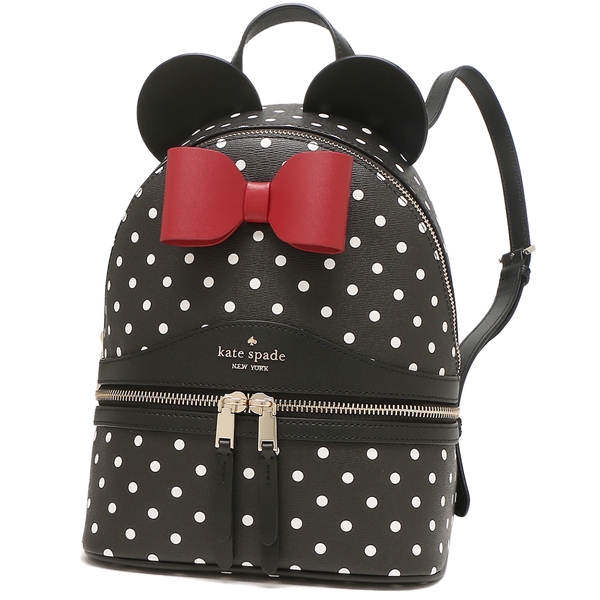 Kate Spade Disney X Kate Spade New York Minnie Mouse Dome Backpack Black # K7325