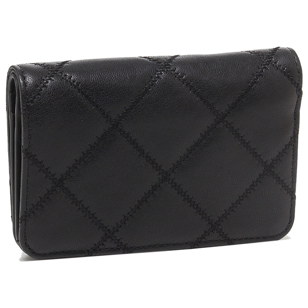 Tory Burch Willa Quilted Leather Medium Wallet Black # 87868