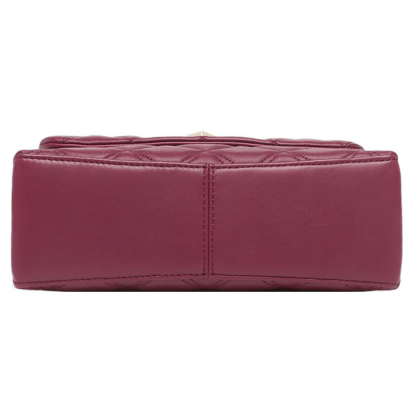 Kate Spade Crossbody Bag Shoulder Bag Natalia Small Flap Crossbody Blackberry Magenta Purple Red # WKRU7074