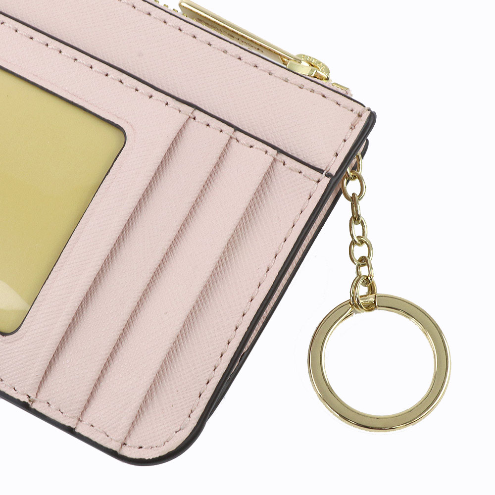 Michael Kors Jet Set Travel Small Top Zip Coin Pouch With Id Powder Blush Pink # 35F7GTVU1L