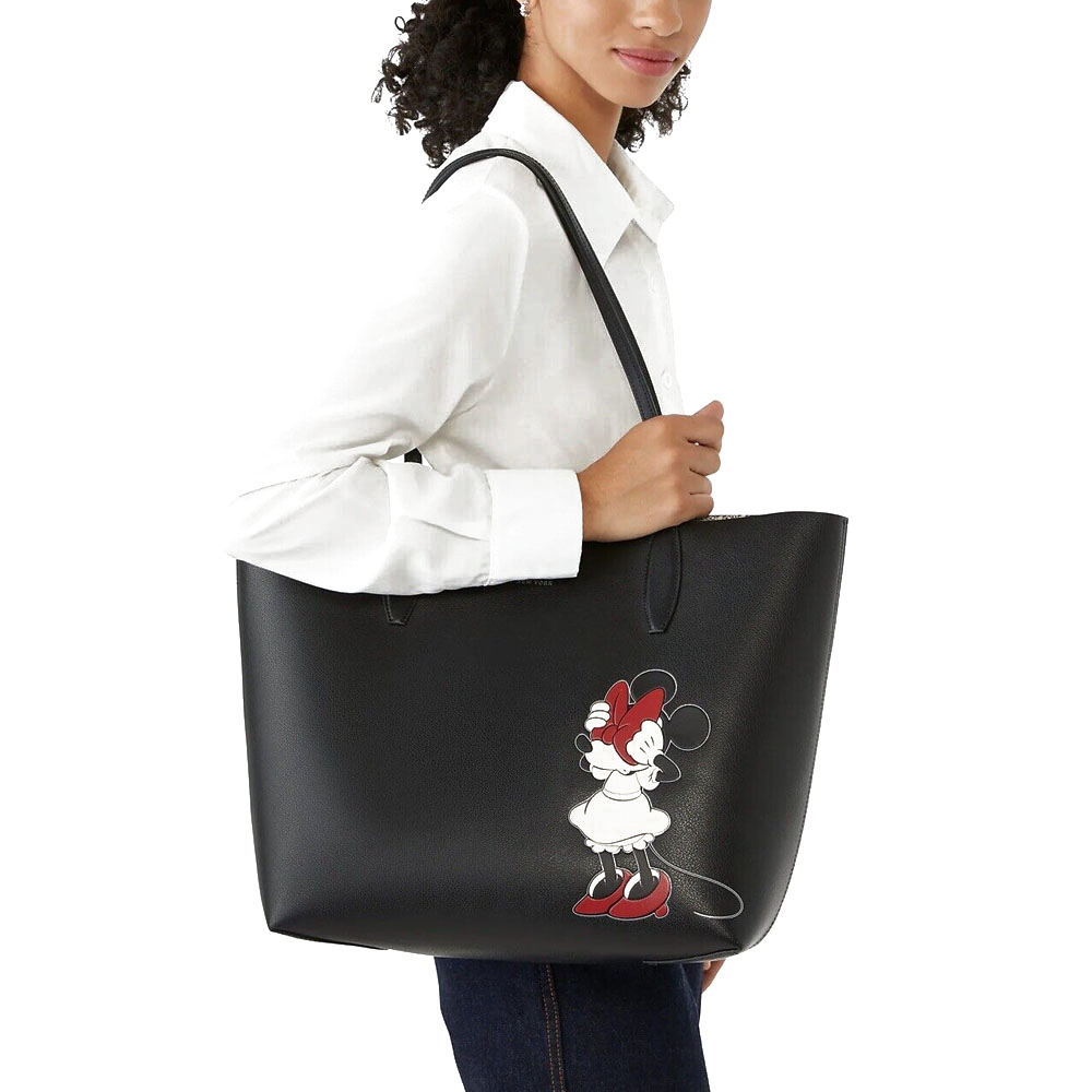 Kate Spade Disney X Kate Spade Minnie Mouse Tote Bag Black # K9321