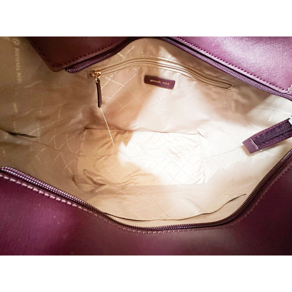Michael Kors Tote Shoulder Bag Gilly Large Drawstring Travel Tote Bordeaux # 35S1G2GT7L