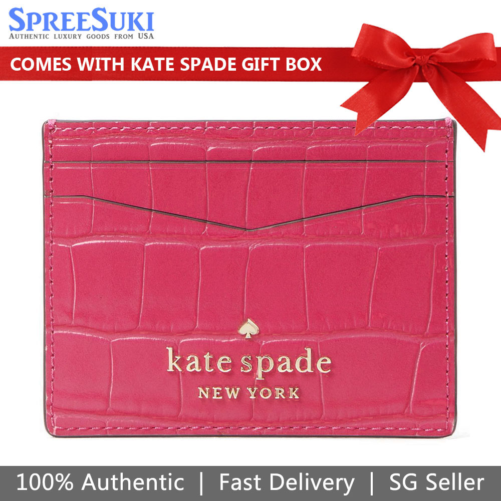 Kate Spade Small Slim Cardholder Pink # KA189