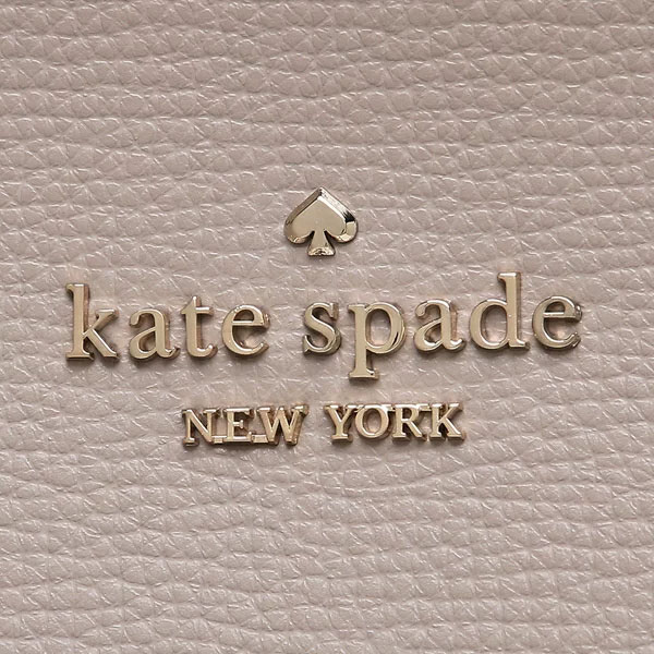 Kate Spade Tote Shoulder Bag Cara Refined Grain Leather Large Tote Warm Taupe Grey # WKR00486