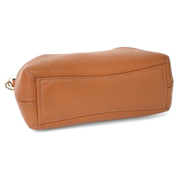 Kate Spade Crossbody Bag Dumpling Pebbled Leather Convertible Warm Gingerbread Brown # KA576