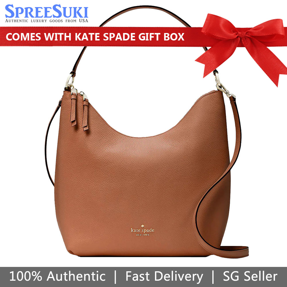 Kate Spade Crossbody Bag Zippy Shoulder Bag Warm Gingerbread Brown # K8140