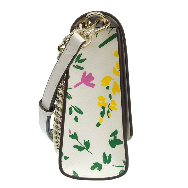 Kate Spade Carson Garden Bouquet Convertible Crossbody Bag Cream Off White # KB589