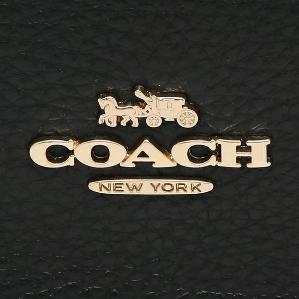 Coach Crossbody Bag Pennie Shoulder Bag Leather Black # 6152D1