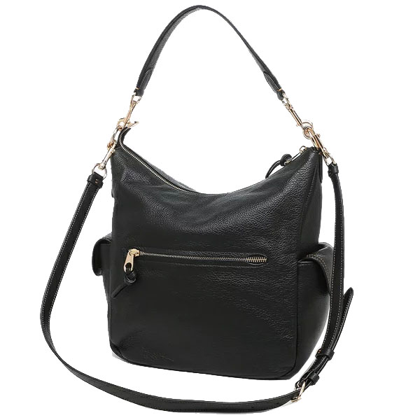 Coach Crossbody Bag Pennie Shoulder Bag Leather Black # 6152D1