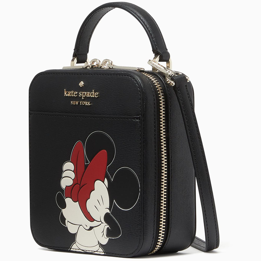 Kate Spade Disney X Kate Spade New York Minnie Mouse Daisy Vanity Crossbody Bag Black # K9530