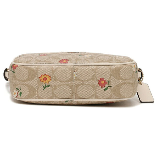 Coach Crossbody Bag Mini Jamie Camera Bag In Signature Canvas With Nostalgic Ditsy Print Light Khaki # CH475