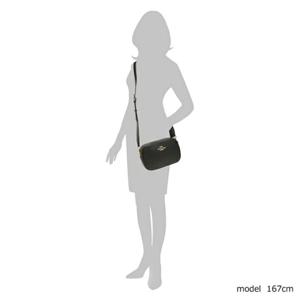 Coach Crossbody Bag Pebble Leather Jamie Camera Bag Black # CA207