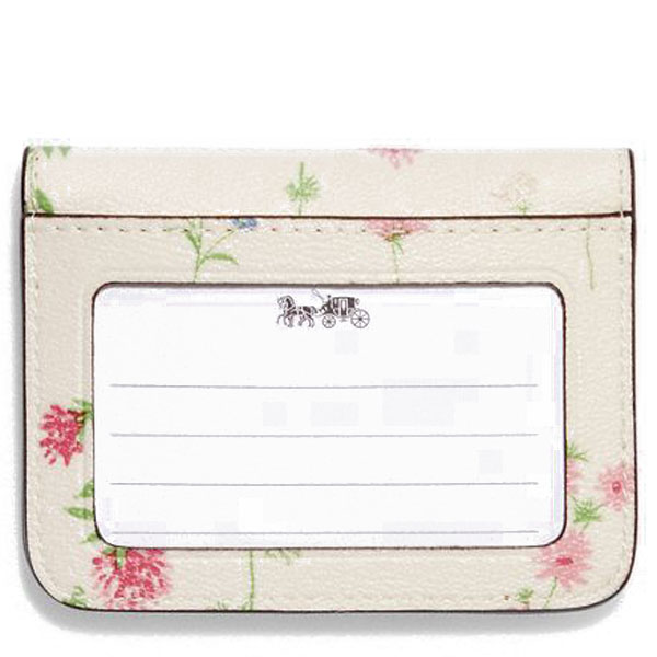 Coach Bifold Card Case Chalk Off White # C3645G