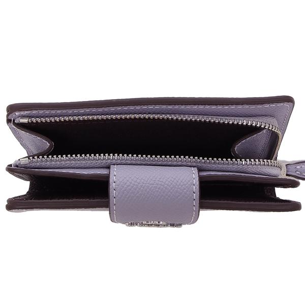 Coach Medium Wallet Medium Corner Zip Wallet Mist Light Purple # 6390