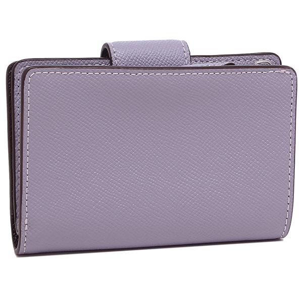 Coach Medium Wallet Medium Corner Zip Wallet Mist Light Purple # 6390