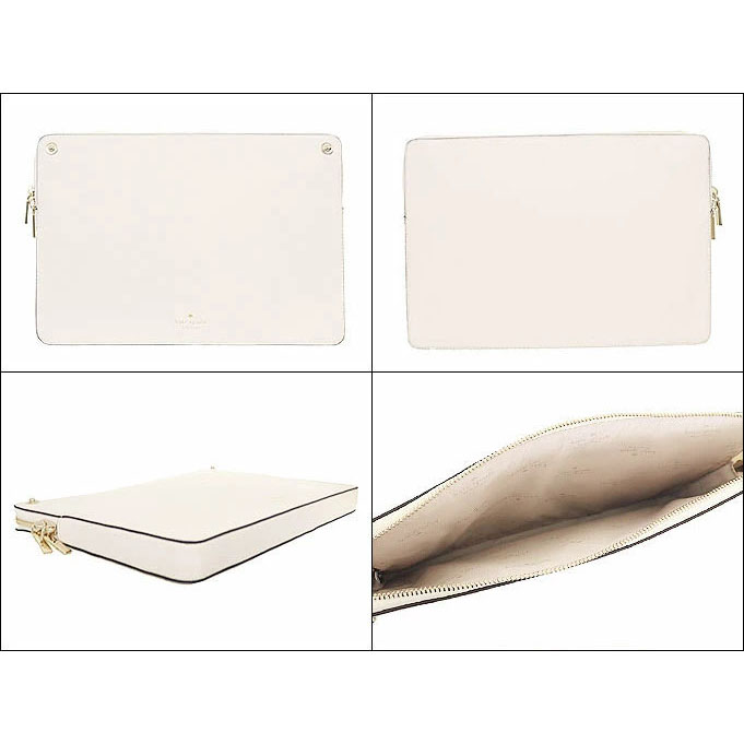 Kate Spade Shoulder Bag Brim Laptop Tote Parchment Off White # K9441