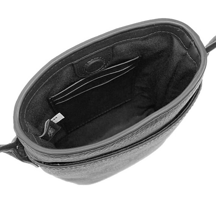 Coach Hudson Phone Lanyard In Signature Canvas Crossbody Bag Charcoal Black # CB911