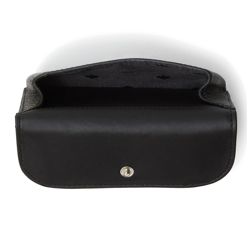 Kate Spade Small Wallet Dumpling Pebbled Leather Black # KA574