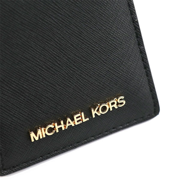 Michael Kors Jet Set Travel Zip Card Case Black # 35F2GTVD2L