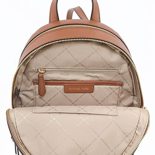 Michael Kors Jaycee Medium Zip Pocket Backpack Vanilla Acorn # 35S2G8TB2B