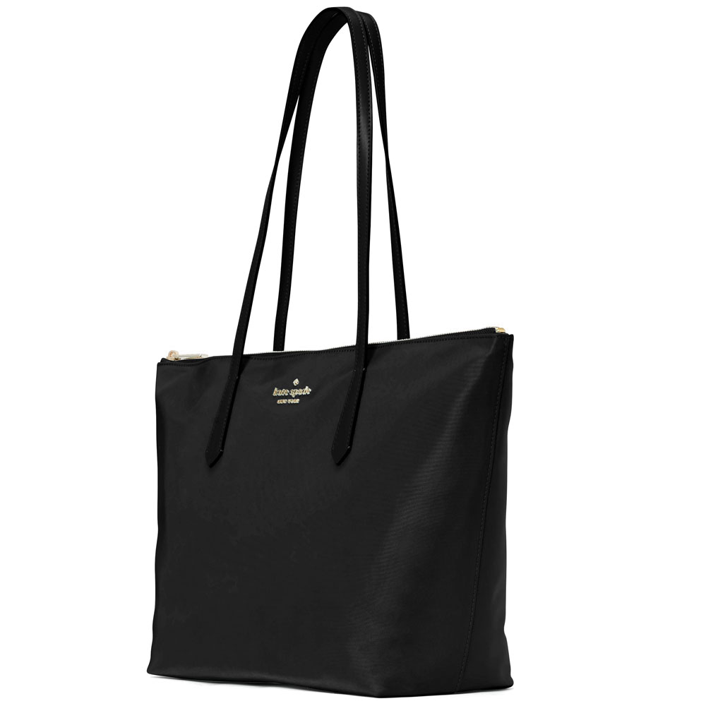 Kate Spade Shoulder Bag Tote Kitt The Little Better Nylon Tote Black # K6031
