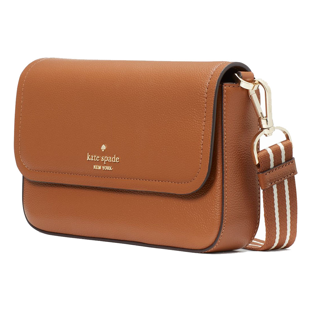 Kate Spade Rosie Flap Crossbody Bag Warm Gingerbread Brown # KA646