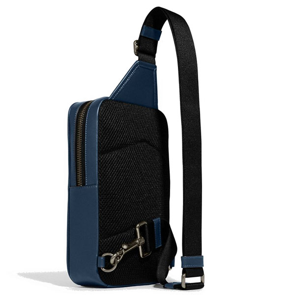 Coach Men Sling Pack Sullivan Pack Backpack Denim Blue # C9869