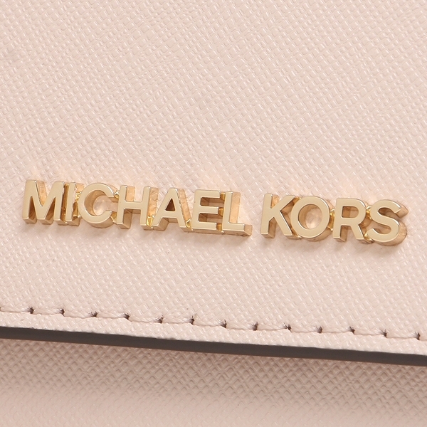 Michael Kors Long Wallet Large Trifold Leather Wallet Powder Blush Nude Pink # 35S8GTVF7L