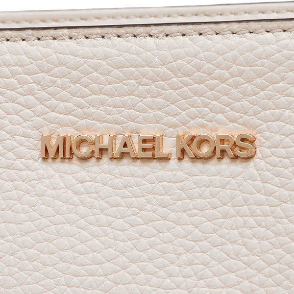 Michael Kors Shoulder Bag Tote Medium Front Zip Chain Tote Light Cream # 35F2GTTT2L