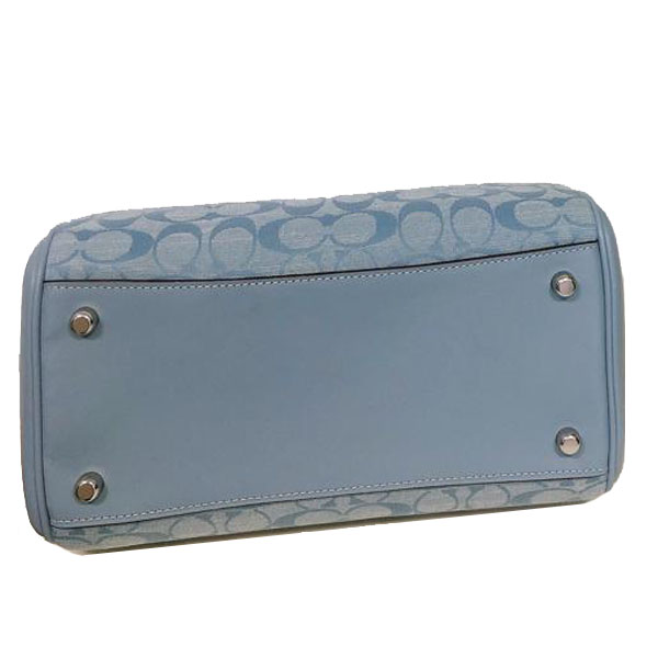 Coach Crossbody Bag Sling Rowan Satchel In Signature Chambray Cornflower Blue # CH141