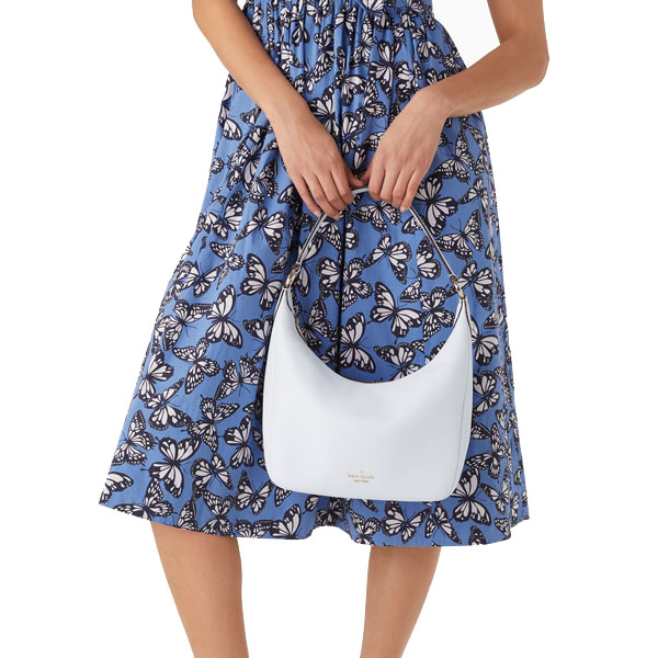 Kate Spade Crossbody Bag Sling Leila Shoulder Bag Taro Milk # KB694
