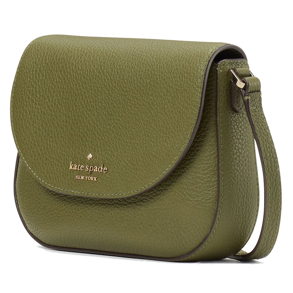 Kate Spade Crossbody Bag Sling Leila Mini Flap Crossbody Enchanted Green # WLR00396